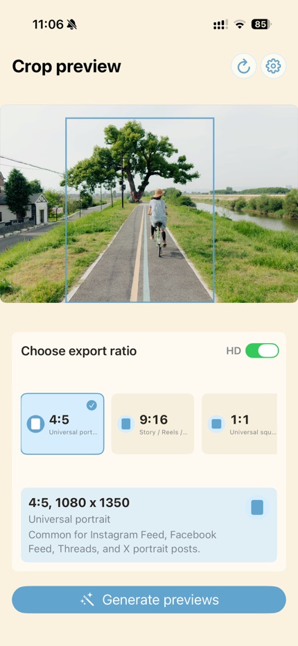 FrameFit - Auto Reframe screenshot 3