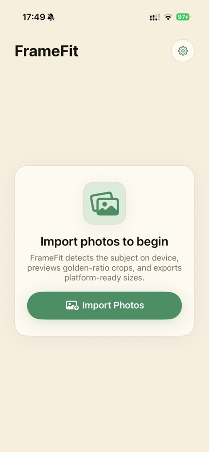 FrameFit - Auto Reframe screenshot 1