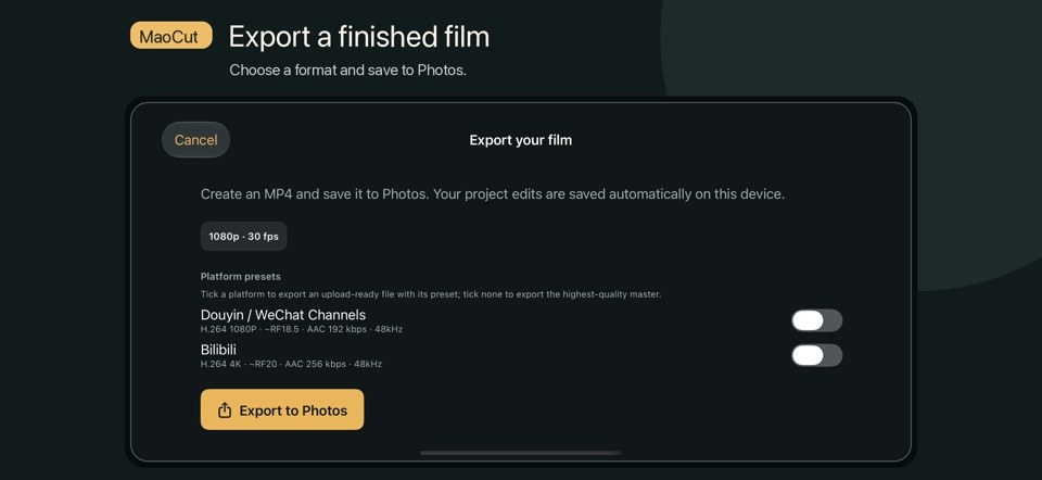 MaoCut screenshot 3