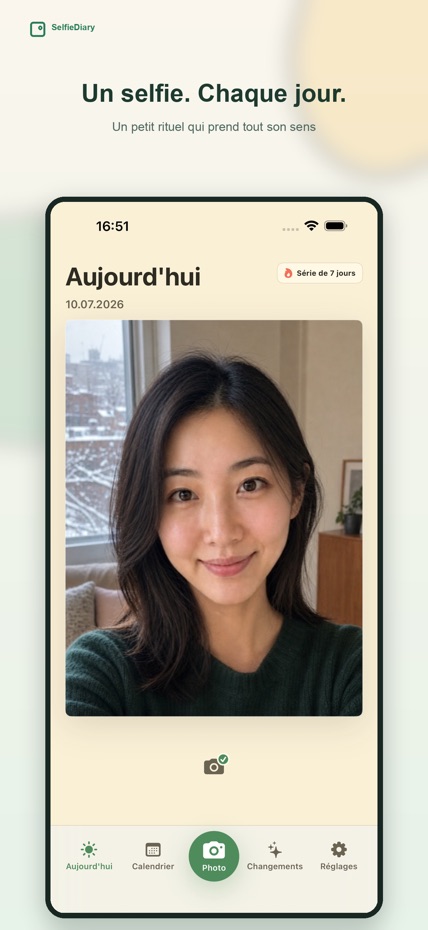 SelfieDiary screenshot 1